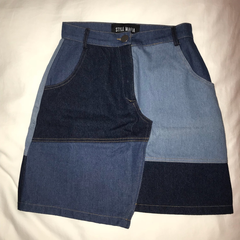 Style mafia jean skirt